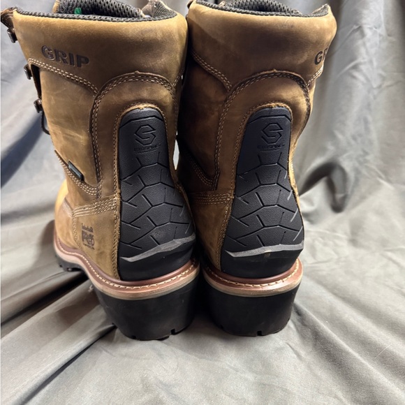 Timberland Men's Tan Leather Boots - Picture 4 of 8